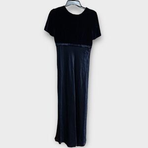 CDC Evening Vintage Formal Dress Floor Length Prom Velvet Bedazzled Size 10